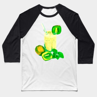 Abstract kiwi drink Baseball T-Shirt